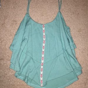 Teal tank top